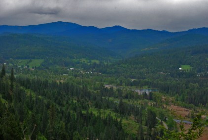 Overlooking the CDA River valley from the CCC Rd.